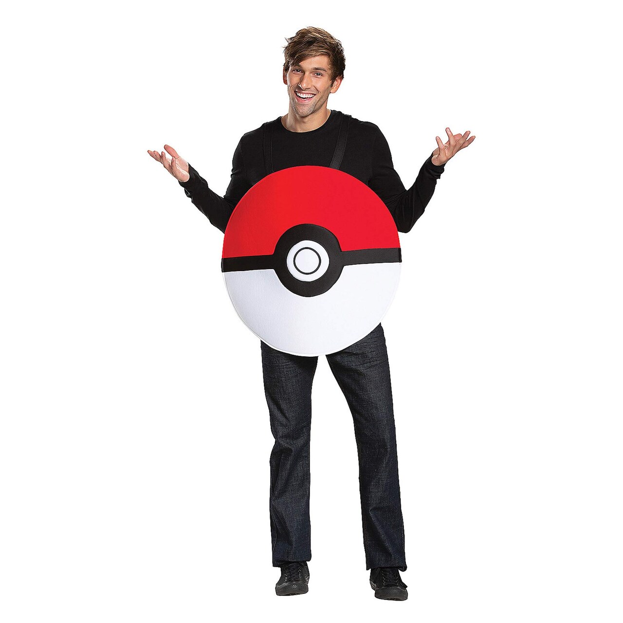 Adults Poké Ball Classic Costume Fans Cosplay Halloween Outfit
